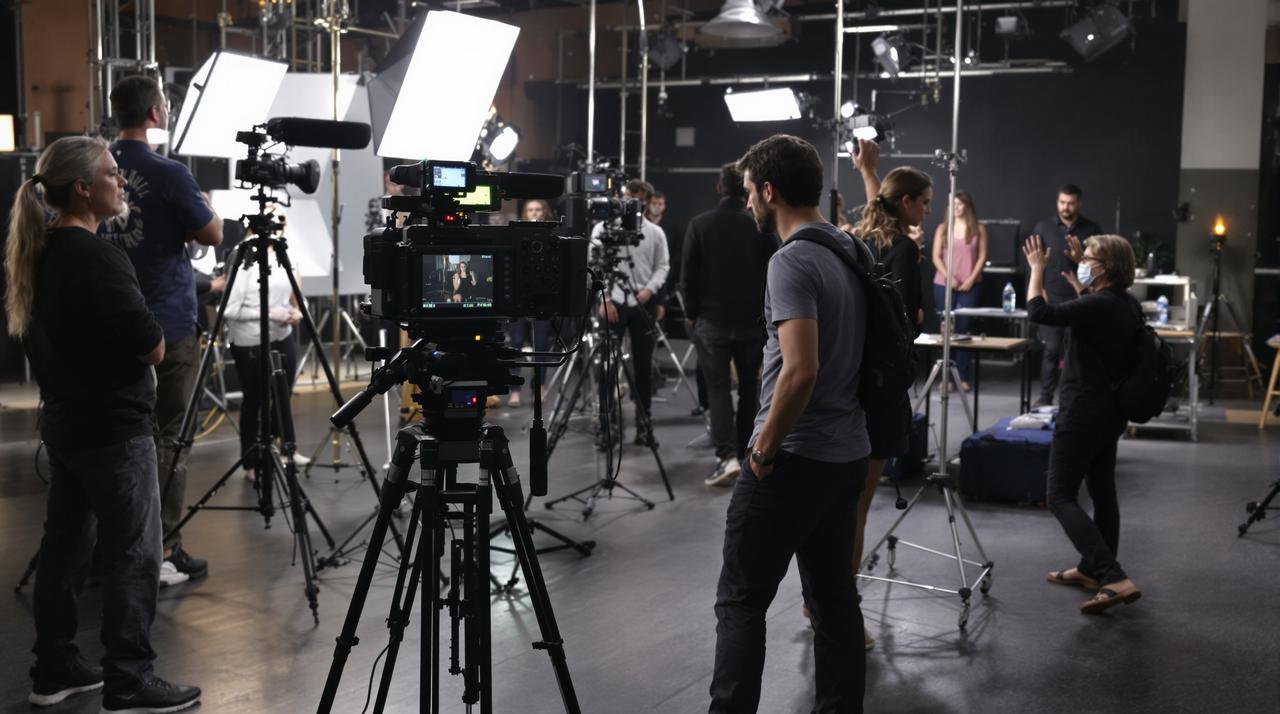 知名导演与女演员片场争吵视频曝光，双方工作室紧急回应